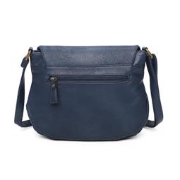 Arsayo Bag The Messenger Vegan Eco-Leather Navy Blue