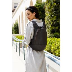 Arsayo Backpack The Mela Vegan Eco-Leather Dark Brown