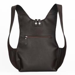 Arsayo Backpack The Mela Vegan Eco-Leather Dark Brown