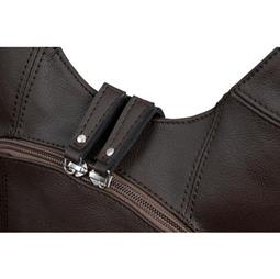Arsayo Backpack The Mela Vegan Eco-Leather Dark Brown
