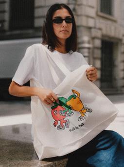 SAYE Tote Bag Saye X Tiago White 