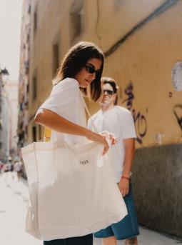SAYE Tote Bag Saye X Tiago White 