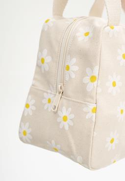 MELA Bag Organizer Medium Jasmeet Greige /Daisy Print Cream