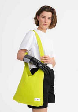 MELA Bag Unisex Jacquard Knit Rajrupa Kiwi Green