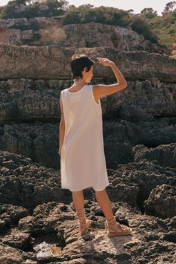 AmourLinen Kleid Norah White