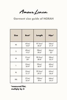 AmourLinen Kleid Norah White