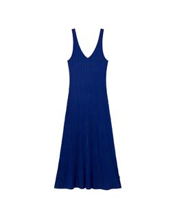 Thinking MU Kleid Strick Sade Blau