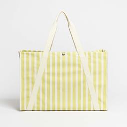 Souleway Tote Bag Beach Sand/Lime Green