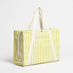 Souleway Tote Bag Beach Sand/Lime Green