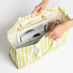 Souleway Tote Bag Beach Sand/Lime Green