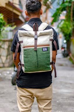 LaLu Products Backpack Basanta Forest Green