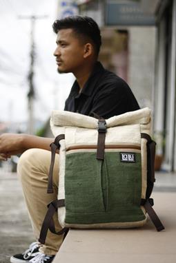 LaLu Products Backpack Basanta Forest Green