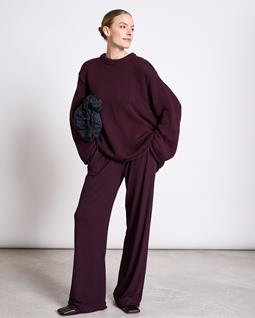 JAN 'N JUNE Trui Sona Cherry Lacquer Rood