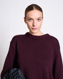 JAN 'N JUNE Trui Sona Cherry Lacquer Rood