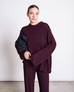 JAN 'N JUNE Trui Sona Cherry Lacquer Rood