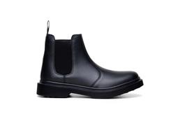 Green Laces Chelsea Boots Schwarz