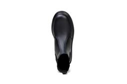 Green Laces Chelsea Boots Schwarz