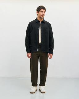 Rotholz Hemd Flanell Schwarz