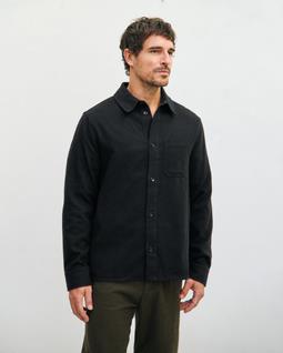 Rotholz Hemd Flanell Schwarz
