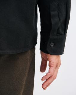 Rotholz Hemd Flanell Schwarz