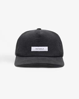 Rotholz Cap Fleece Floppy Washed Black