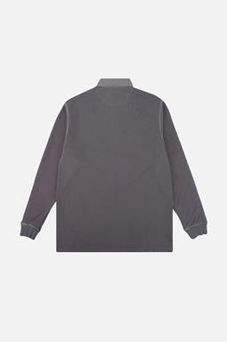 Trendsplant Sweater Polo Essential Pigment Pewter Grey