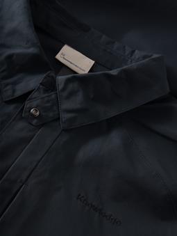 KnowledgeCotton Apparel Jacket Vent Canvas 200 Total Eclipse Navy