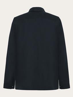 KnowledgeCotton Apparel Jacket Vent Canvas 200 Total Eclipse Navy