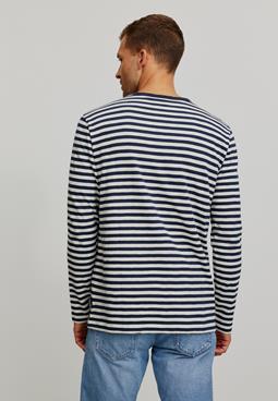 Recolution Longsleeve Maca Stripes Dark Navy
