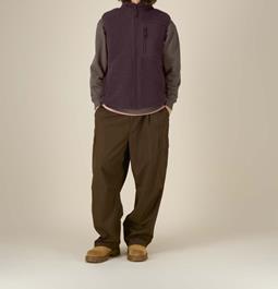UNIPOLAR Vest Lin Red Brown