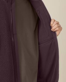 UNIPOLAR Vest Lin Red Brown