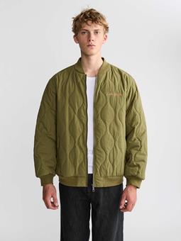 Yahmo Jacke Bomber Quilted Kurt Grün