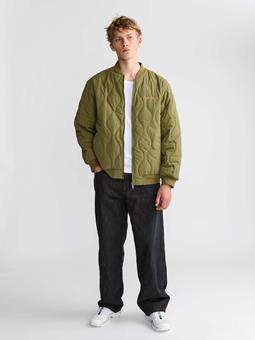 Yahmo Jacke Bomber Quilted Kurt Grün