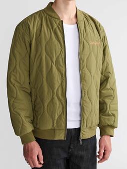 Yahmo Jacke Bomber Quilted Kurt Grün