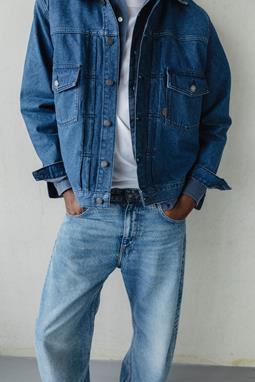 MUD Jeans Jacket Denim Benny Medium Stone Blue