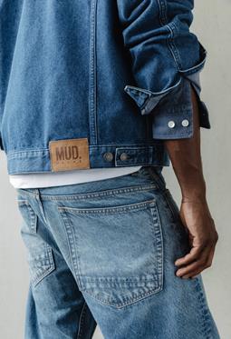 MUD Jeans Jacket Denim Benny Medium Stone Blue