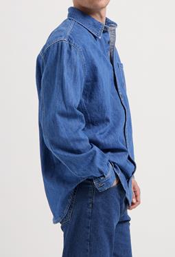 MUD Jeans Hemd Denim Chris Medium Stone Blue
