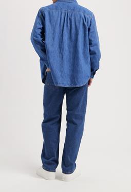 MUD Jeans Hemd Denim Chris Medium Stone Blue