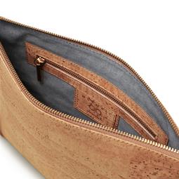 Murmali Clutch Large Delta Natural Brown