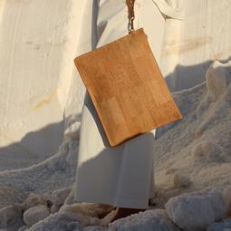 Murmali Clutch Large Delta Natural Brown