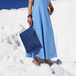 Murmali Clutch Large Delta Blue