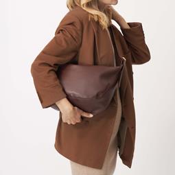 Souleway Shoulder Bag Half Moon Chocolate Brown
