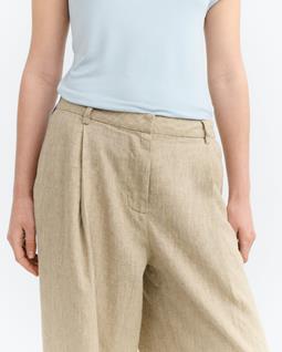 Thinking MU Broek Met Wijde Pijpen, Patti Raw Ecru