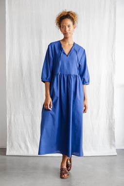 Jyoti Fair Works Kleid Paudali Kobaltblau