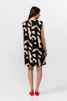 SUITE13LAB Kleid Shire Print Stones Schwarz