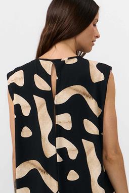 SUITE13LAB Kleid Shire Print Stones Schwarz