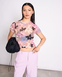 JAN 'N JUNE T-Shirt Mesh Evie Wild Bloom