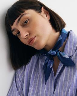 Rotholz Hemd Bowling Blue Stripe