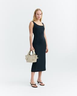 Thinking MU Kleid Adu Slim Schwarz