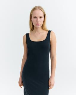 Thinking MU Kleid Adu Slim Schwarz